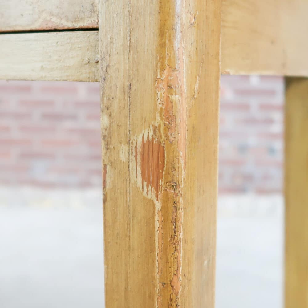 Brocante houten kaptafel - Afbeelding 11