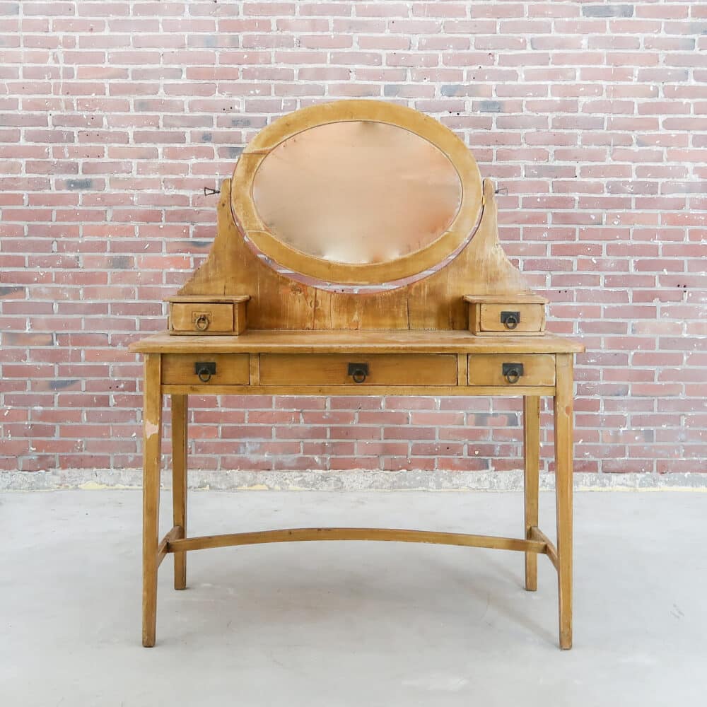 Brocante houten kaptafel - Afbeelding 3