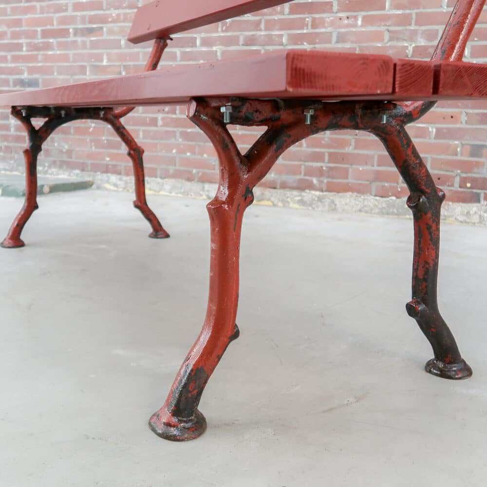 Rode brocante tuinbank – Bild 6