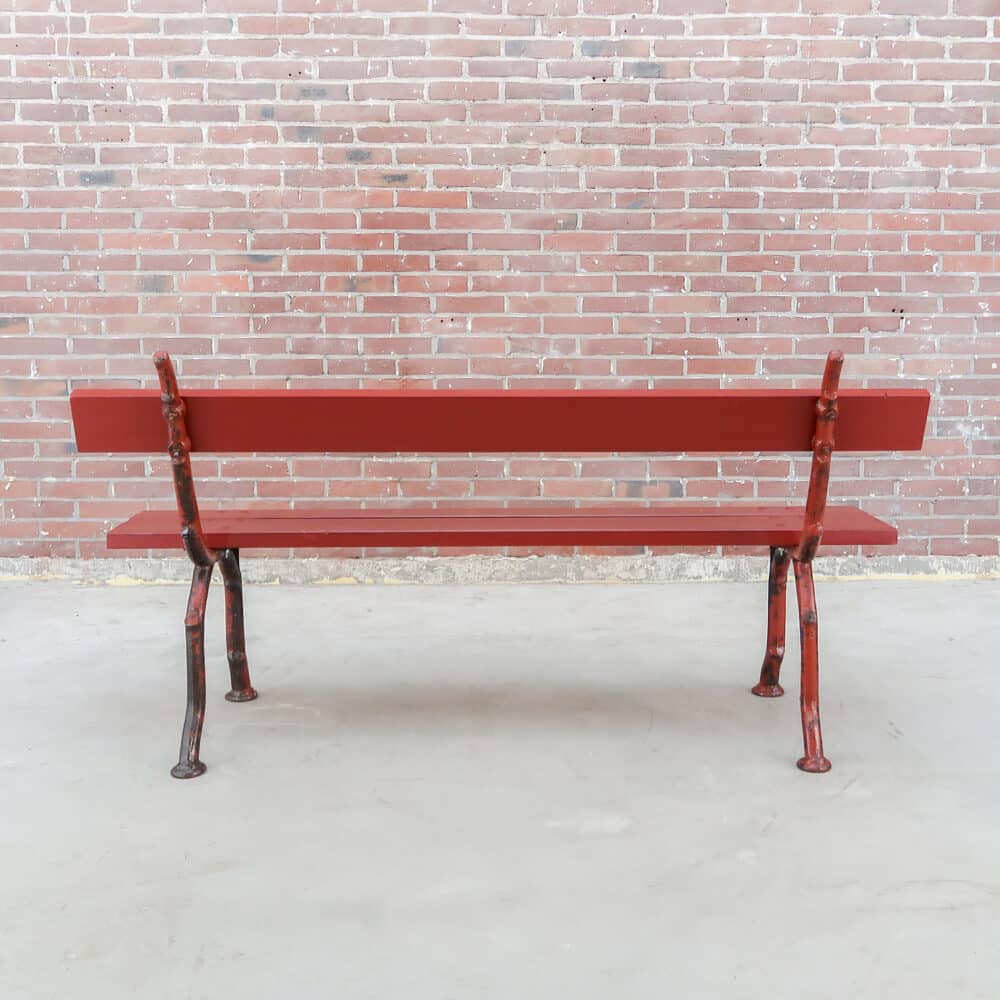Rode brocante tuinbank – Bild 9