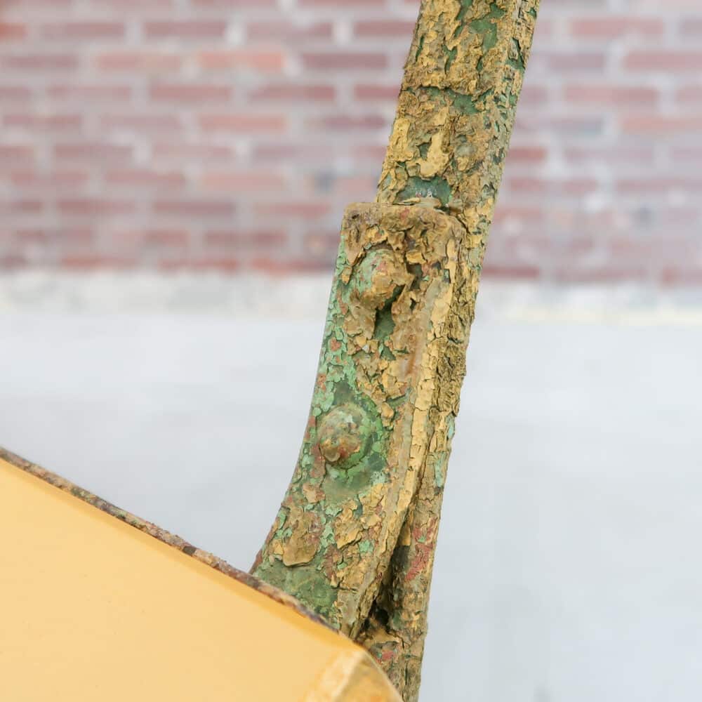 Gele brocante parkbank – Bild 7