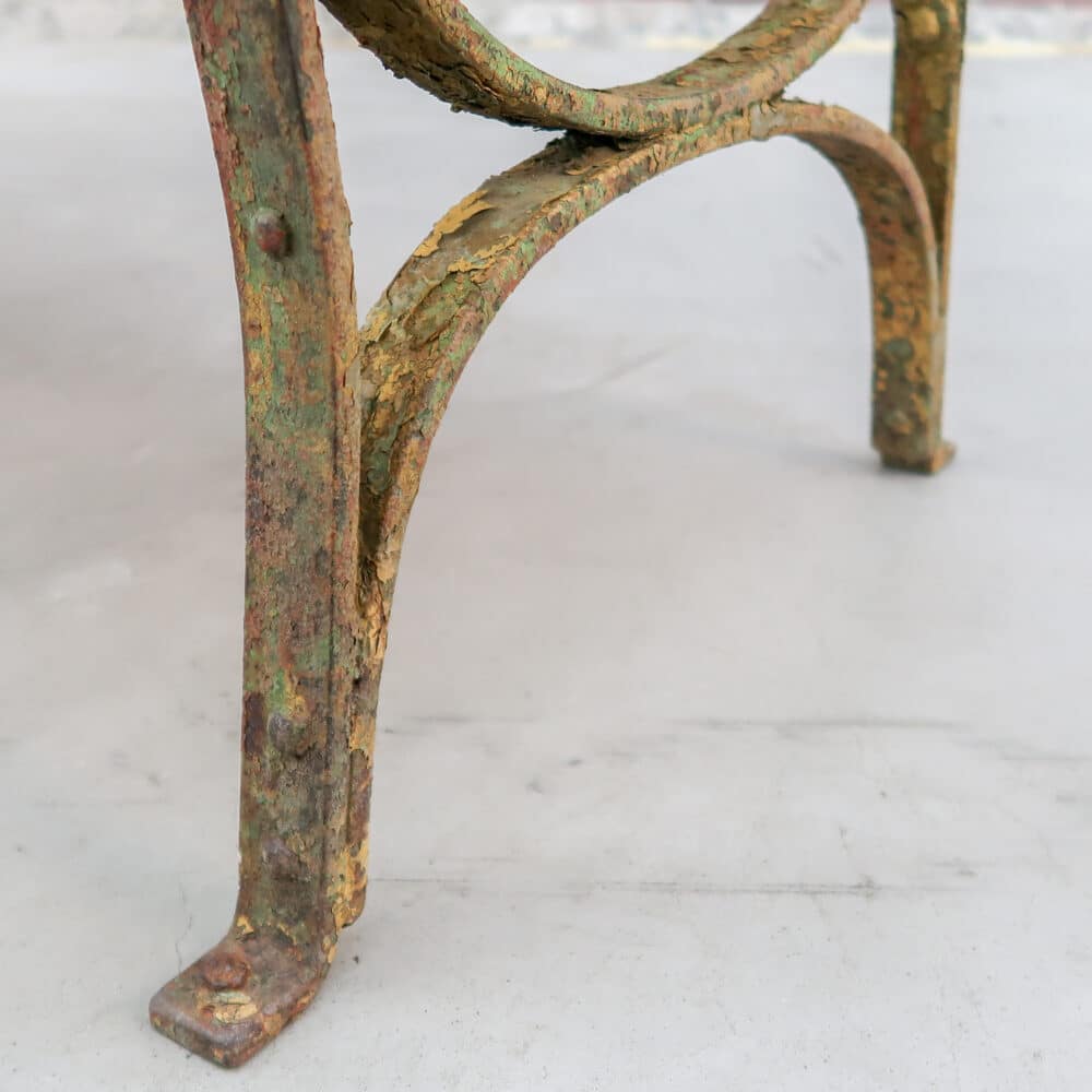 Gele brocante parkbank – Bild 8