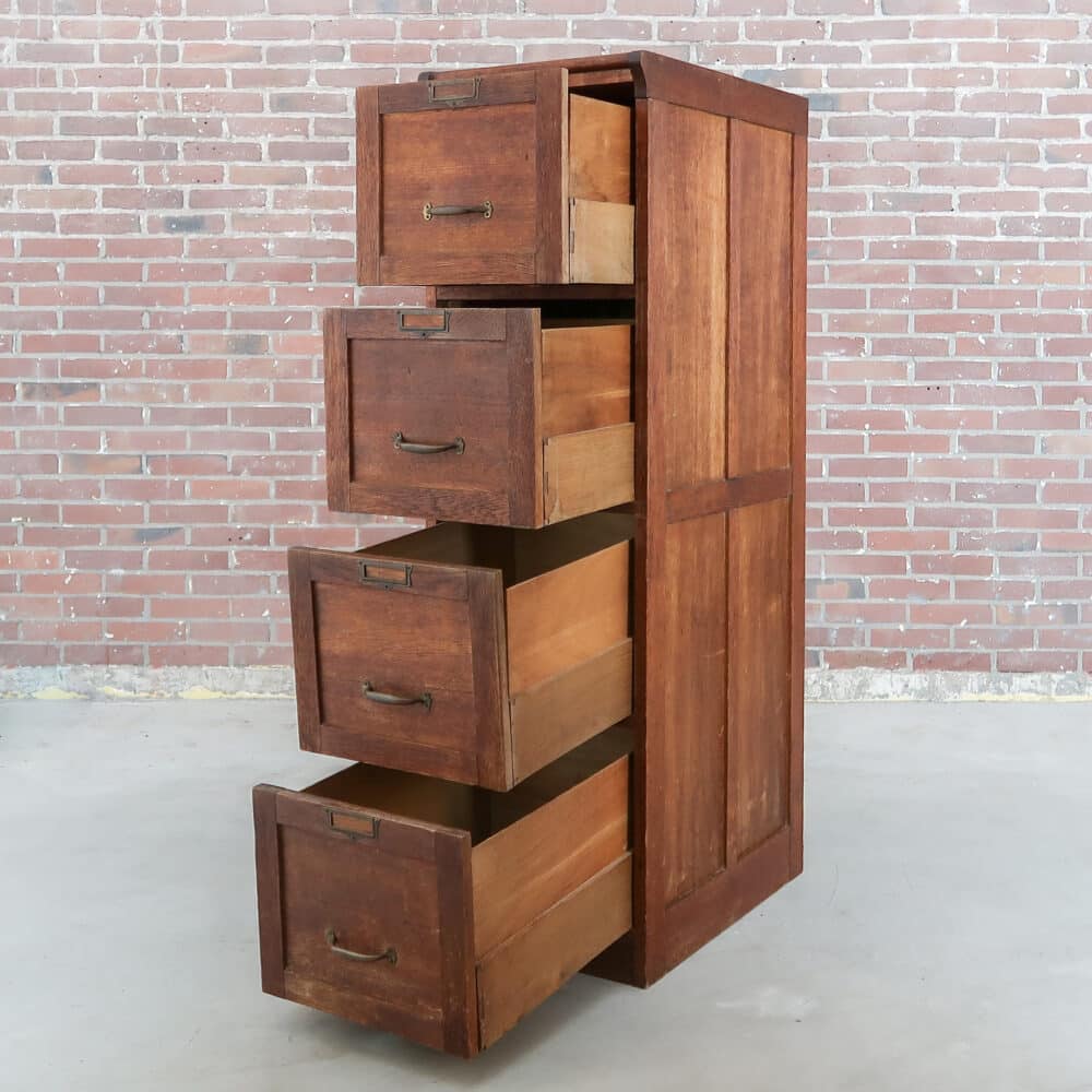 Vintage archiefkast - Afbeelding 2