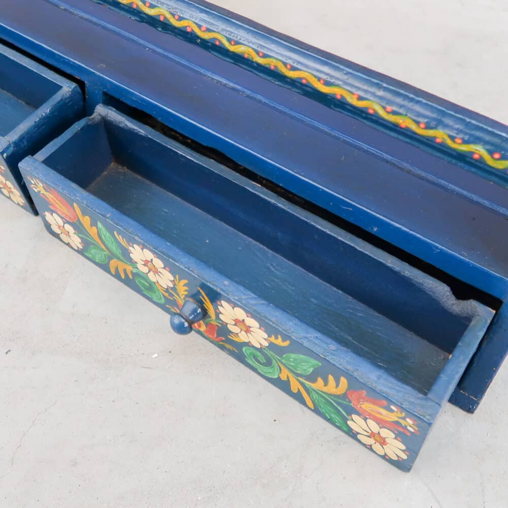 Handbeschilderde houten wandrek - Afbeelding 10