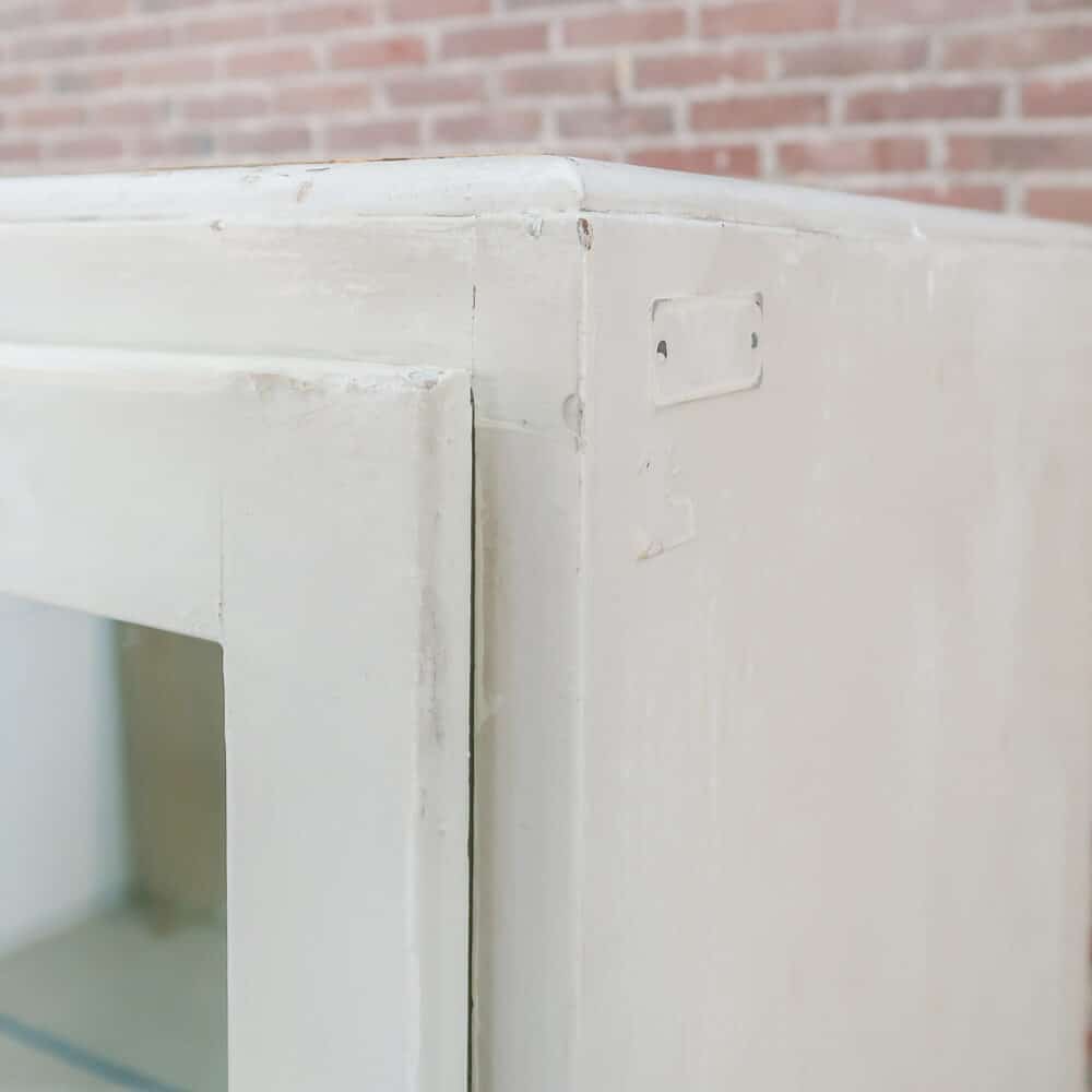 Vintage houten dokterskast – Bild 6