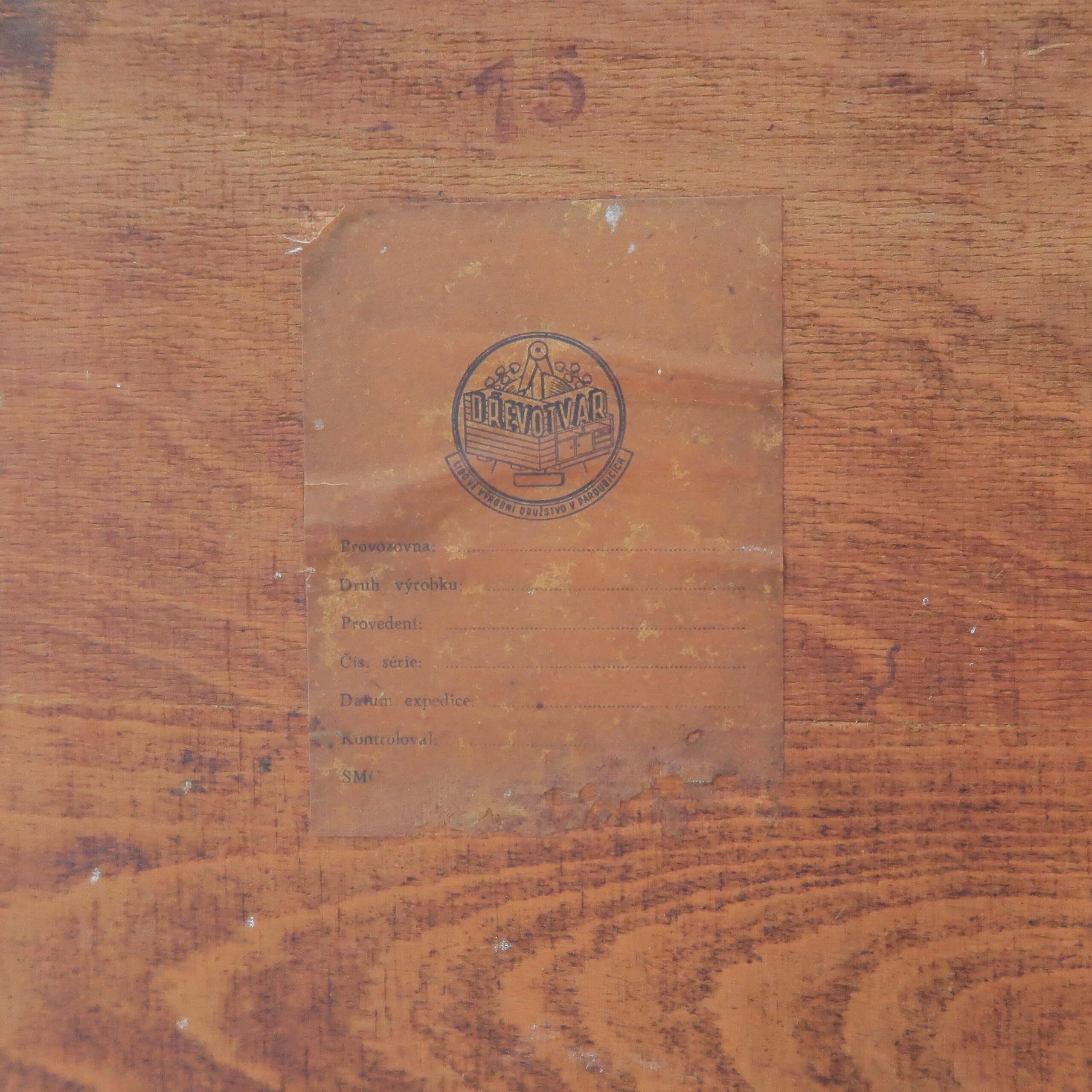 Vintage vitrinekast - Mid-century - Afbeelding 10