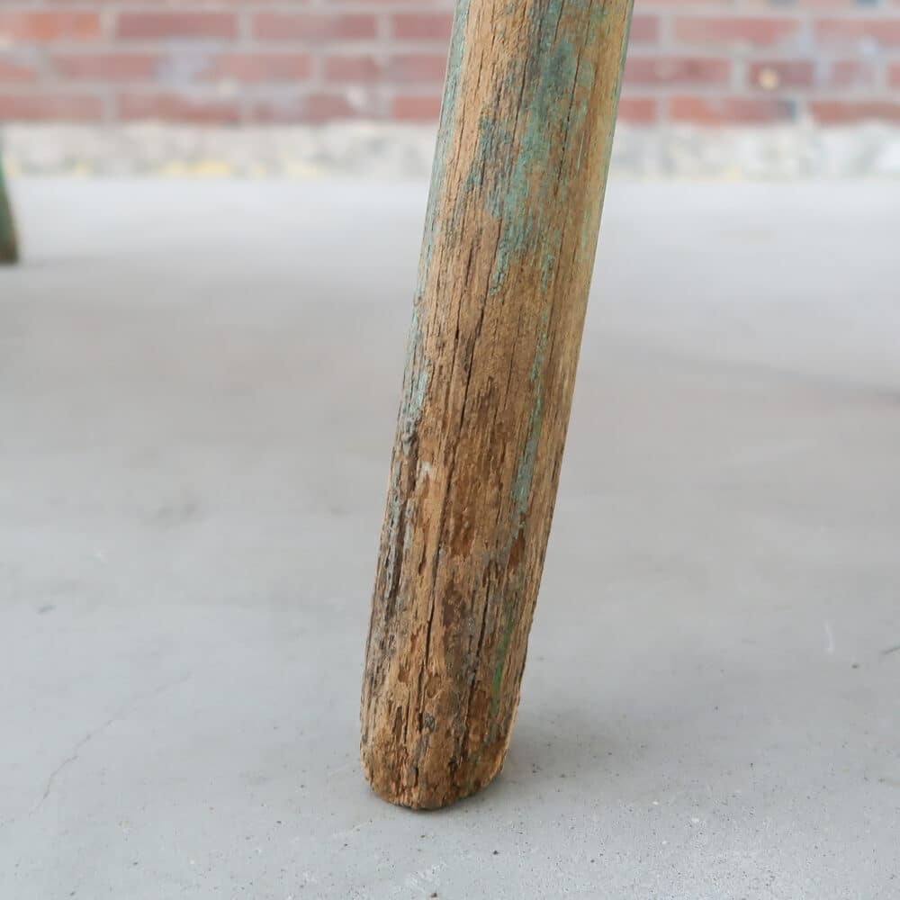 Brocante houten bankje - Afbeelding 5