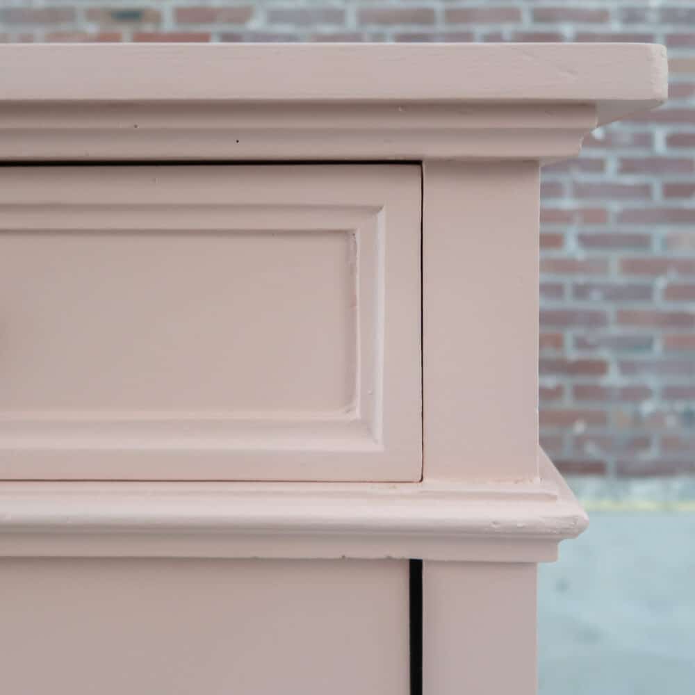 Brocante roze dressoir - Afbeelding 4