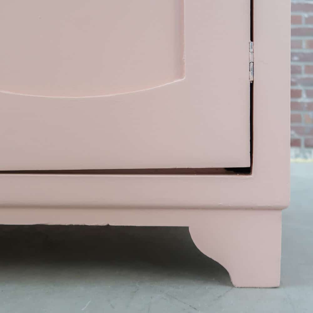 Brocante roze dressoir - Afbeelding 7
