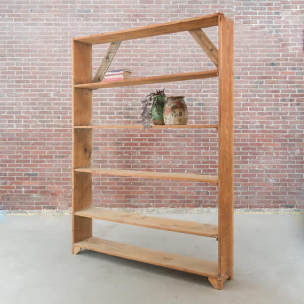 Brocante groot boekenrek