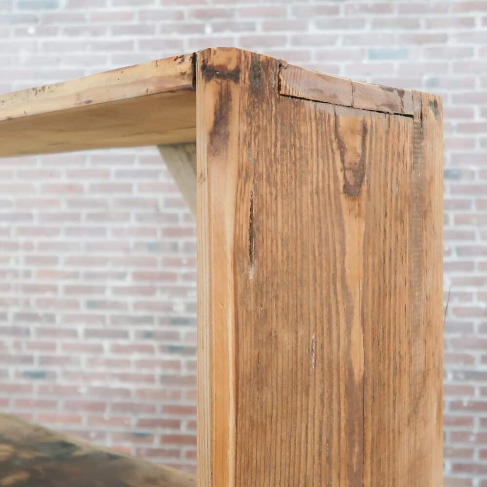 Brocante groot boekenrek - Afbeelding 4