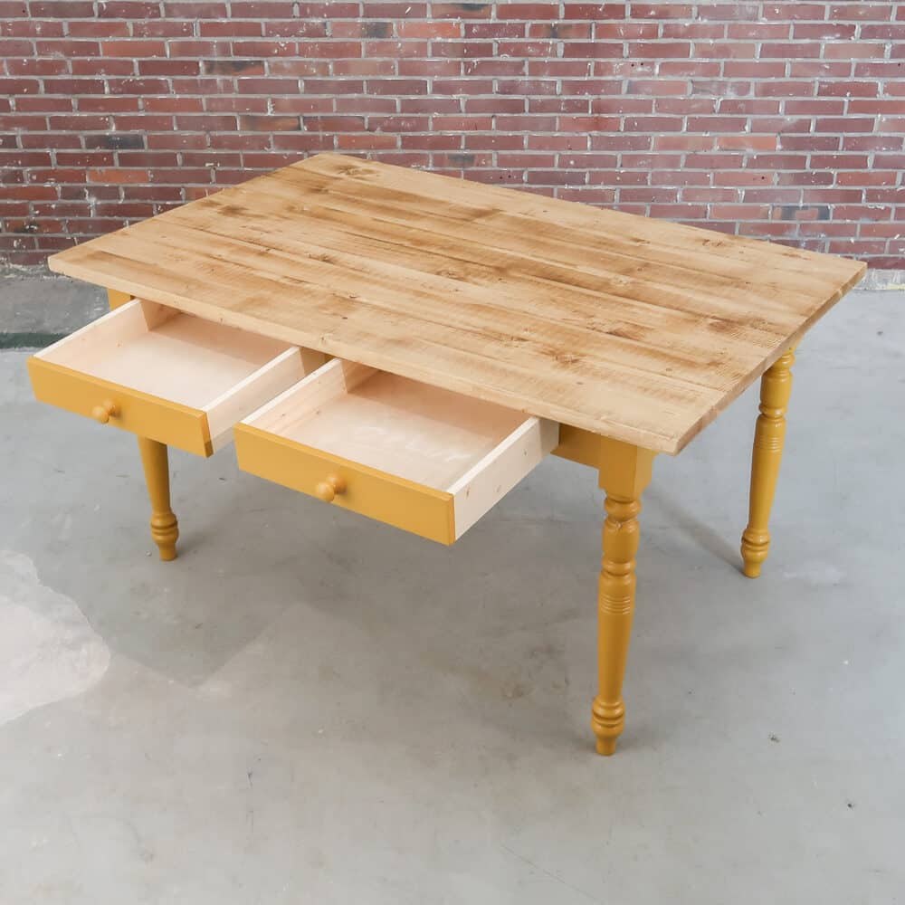 Landelijke eettafel met lades - Afbeelding 2