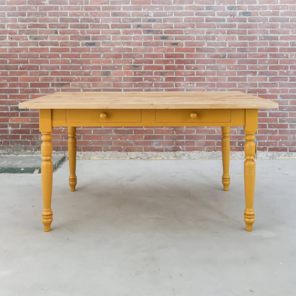 Landelijke eettafel met lades - Afbeelding 9