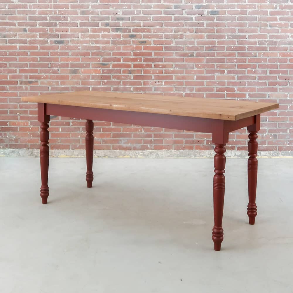 Landelijke eettafel