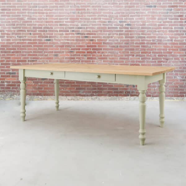 Landelijke eettafel