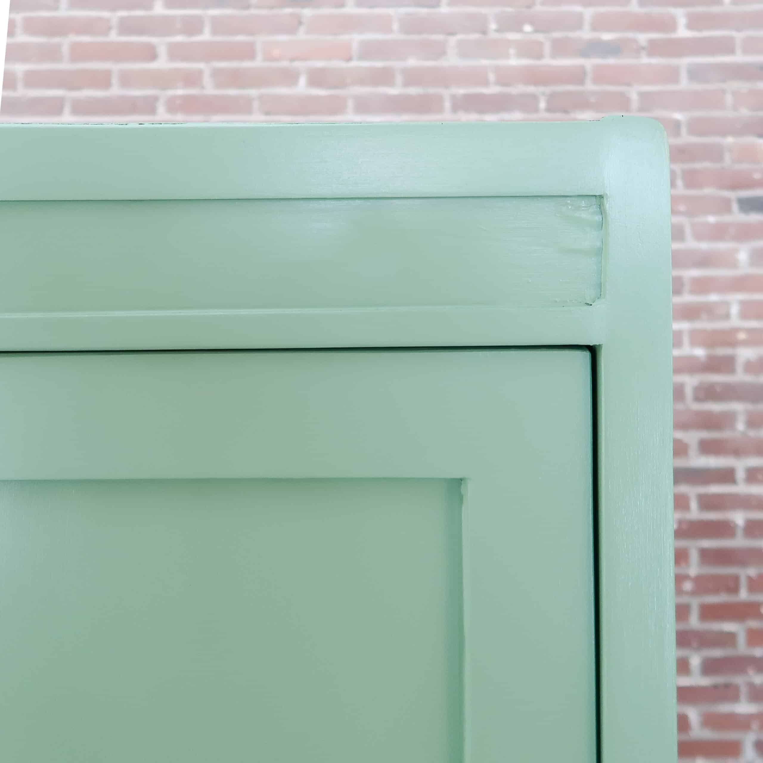 Groene eendeurs linnenkast - Afbeelding 3