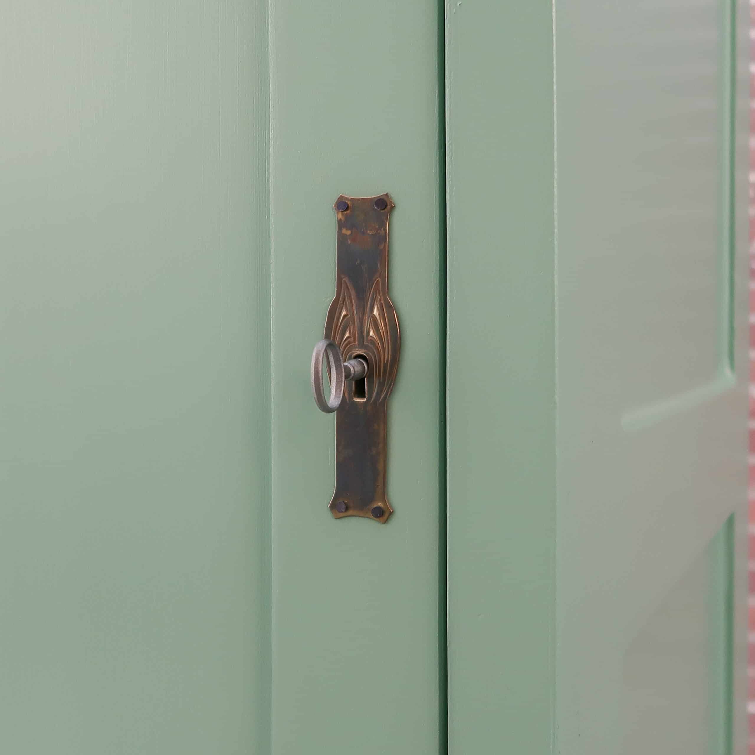 Groene eendeurs linnenkast - Afbeelding 4