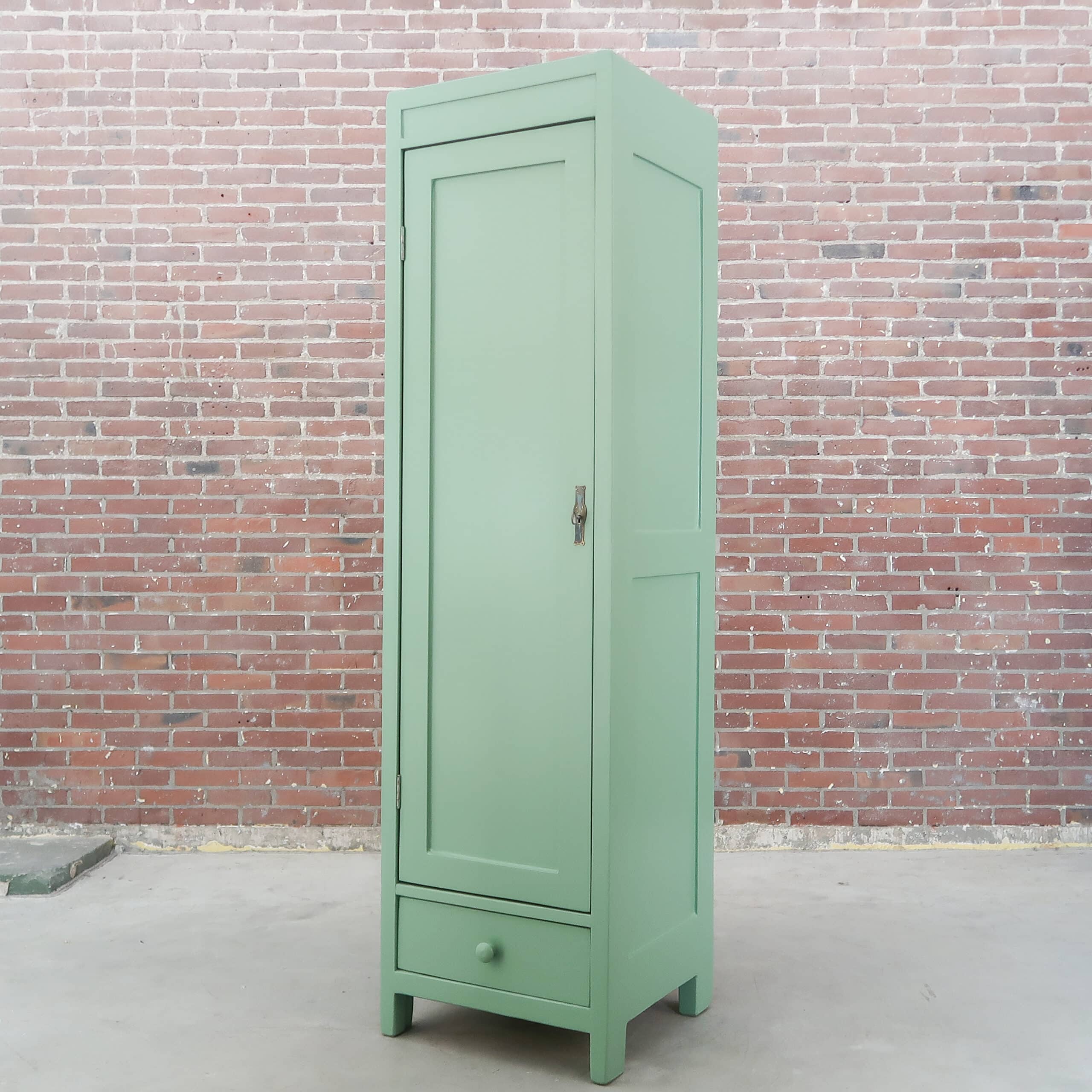 Groene eendeurs linnenkast - Afbeelding 6