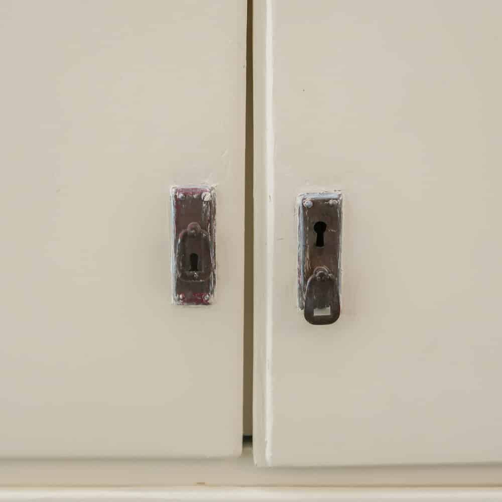 Vintage houten dokterskast – Bild 9