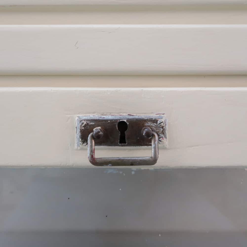 Vintage houten dokterskast – Bild 10
