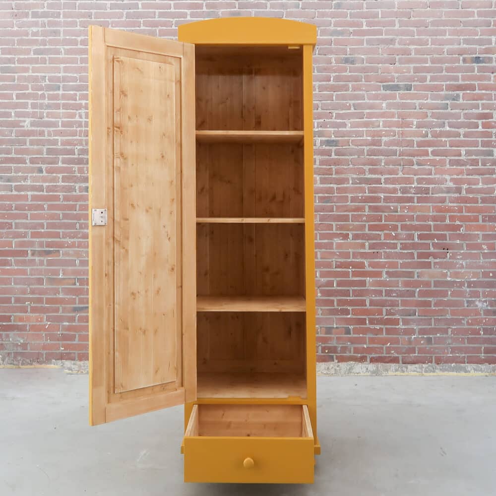 Brocante eendeurs linnenkast – Bild 2