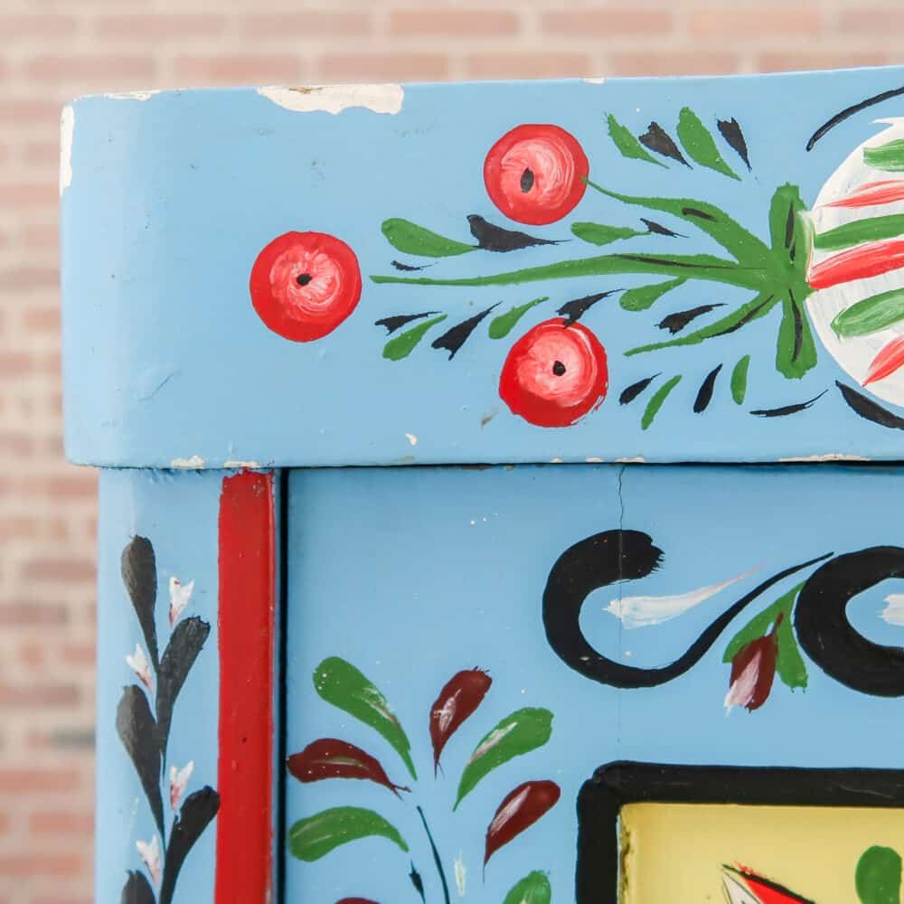 Handbeschilderde Roemeense kledingkast - Afbeelding 6