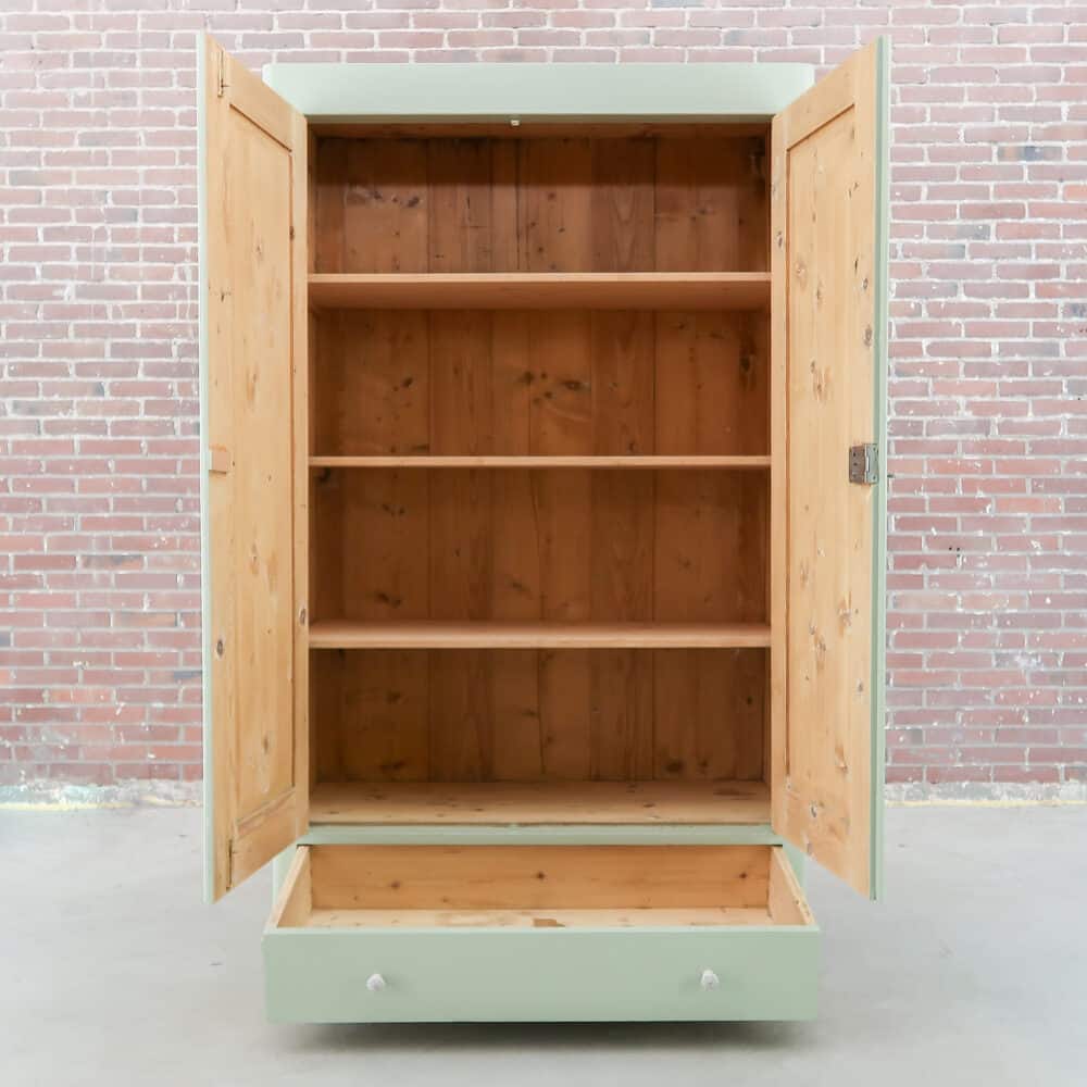 Brocante linnenkast - Afbeelding 2