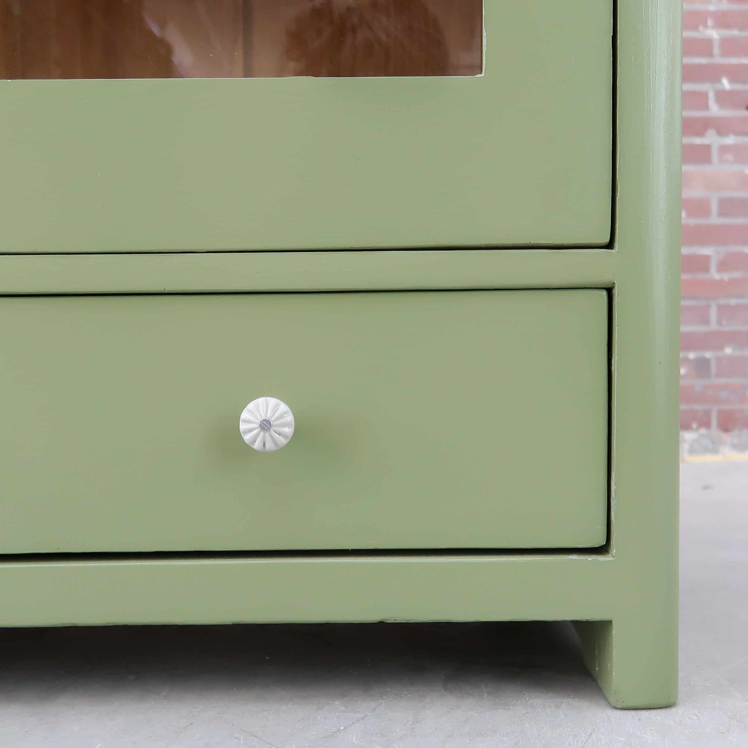 Brocante vitrinekast - Afbeelding 6