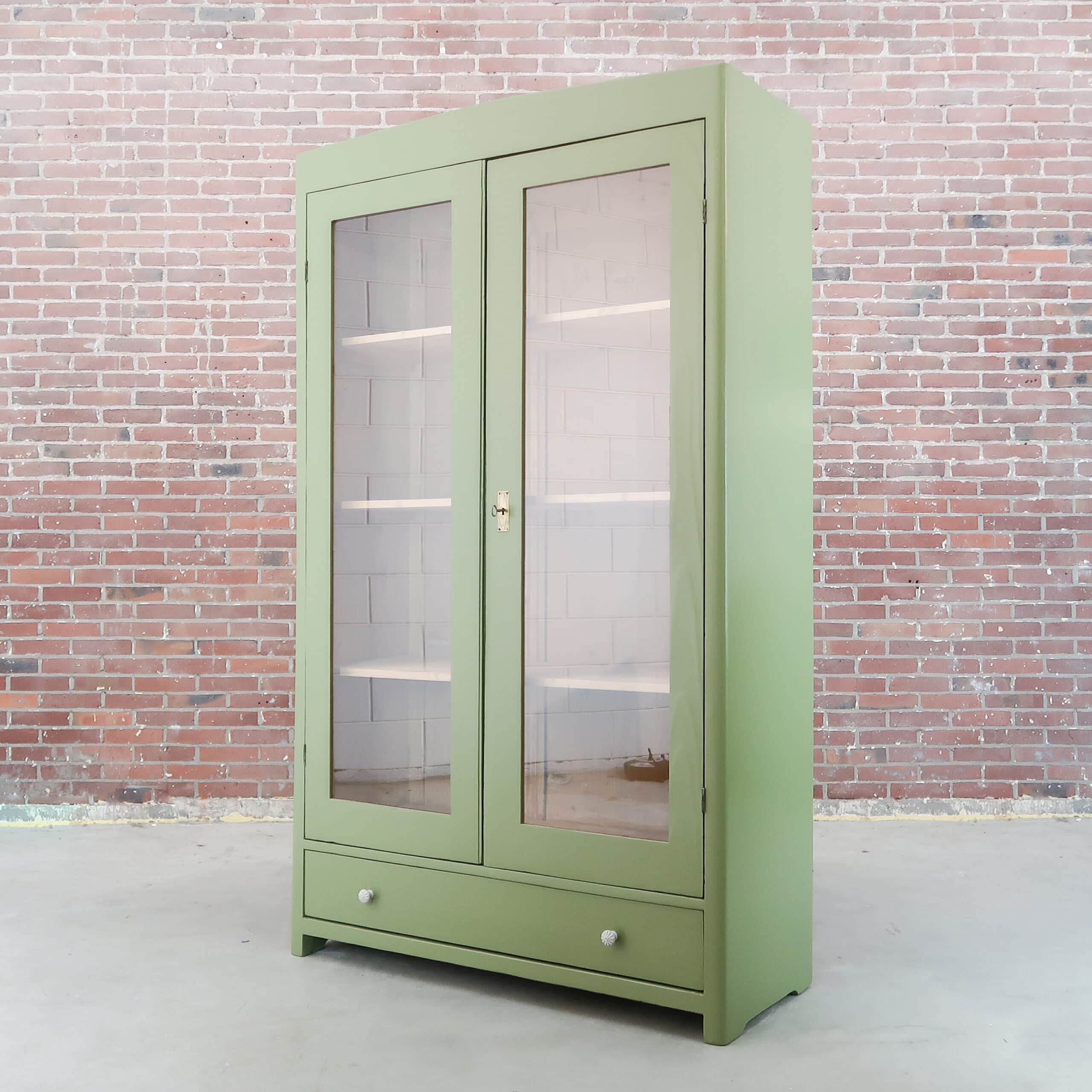 Brocante vitrinekast - Afbeelding 7