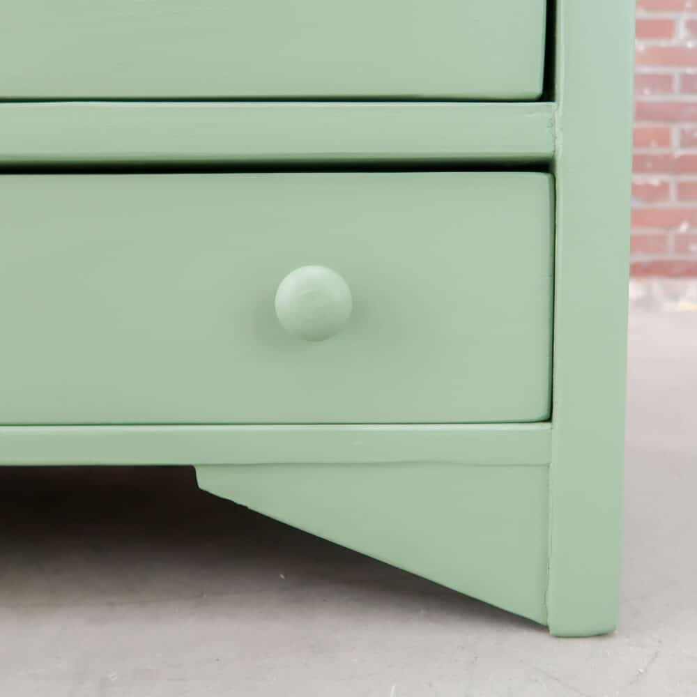 Groene eendeurs linnenkast - Afbeelding 6
