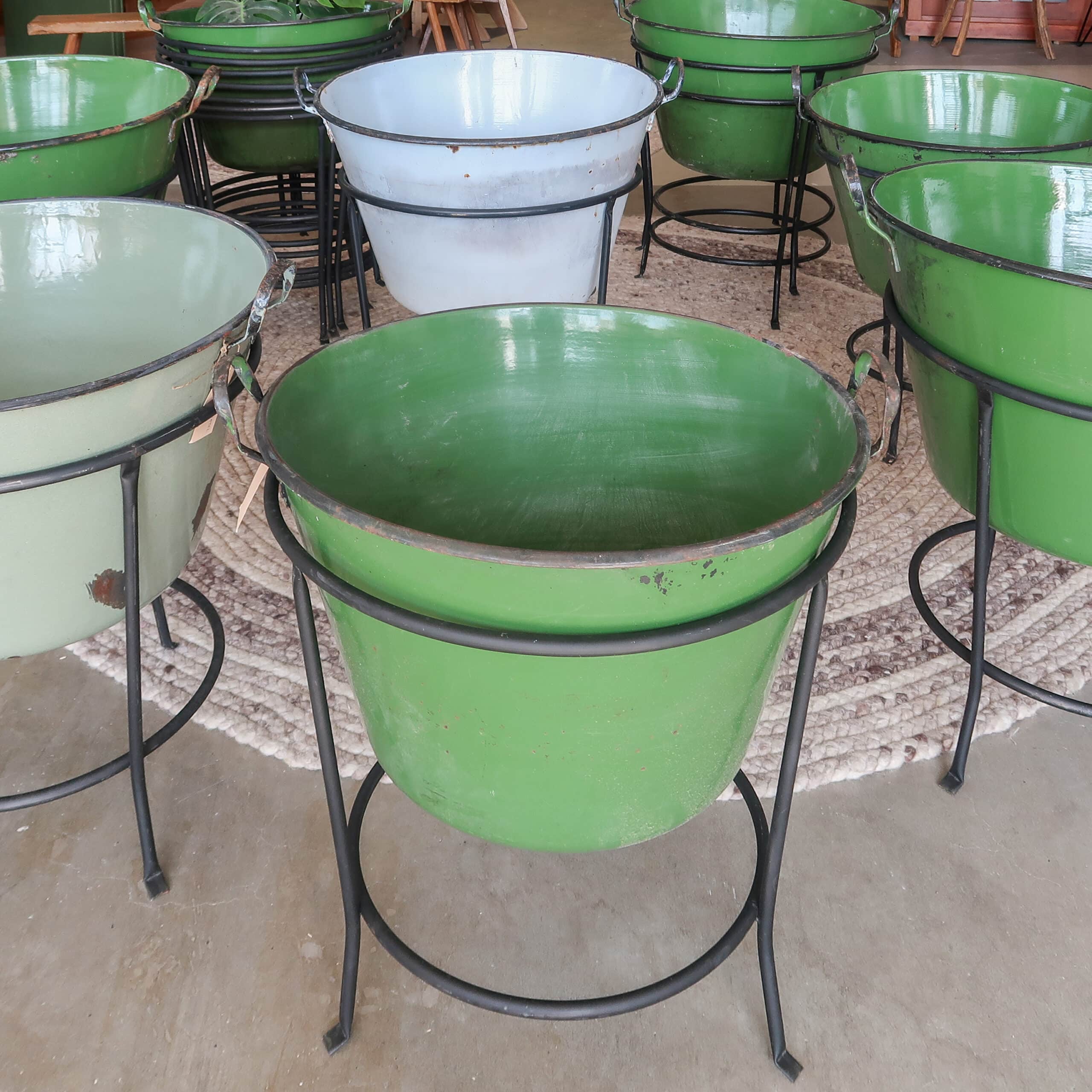 Emaille kookpot met standaard - Afbeelding 6