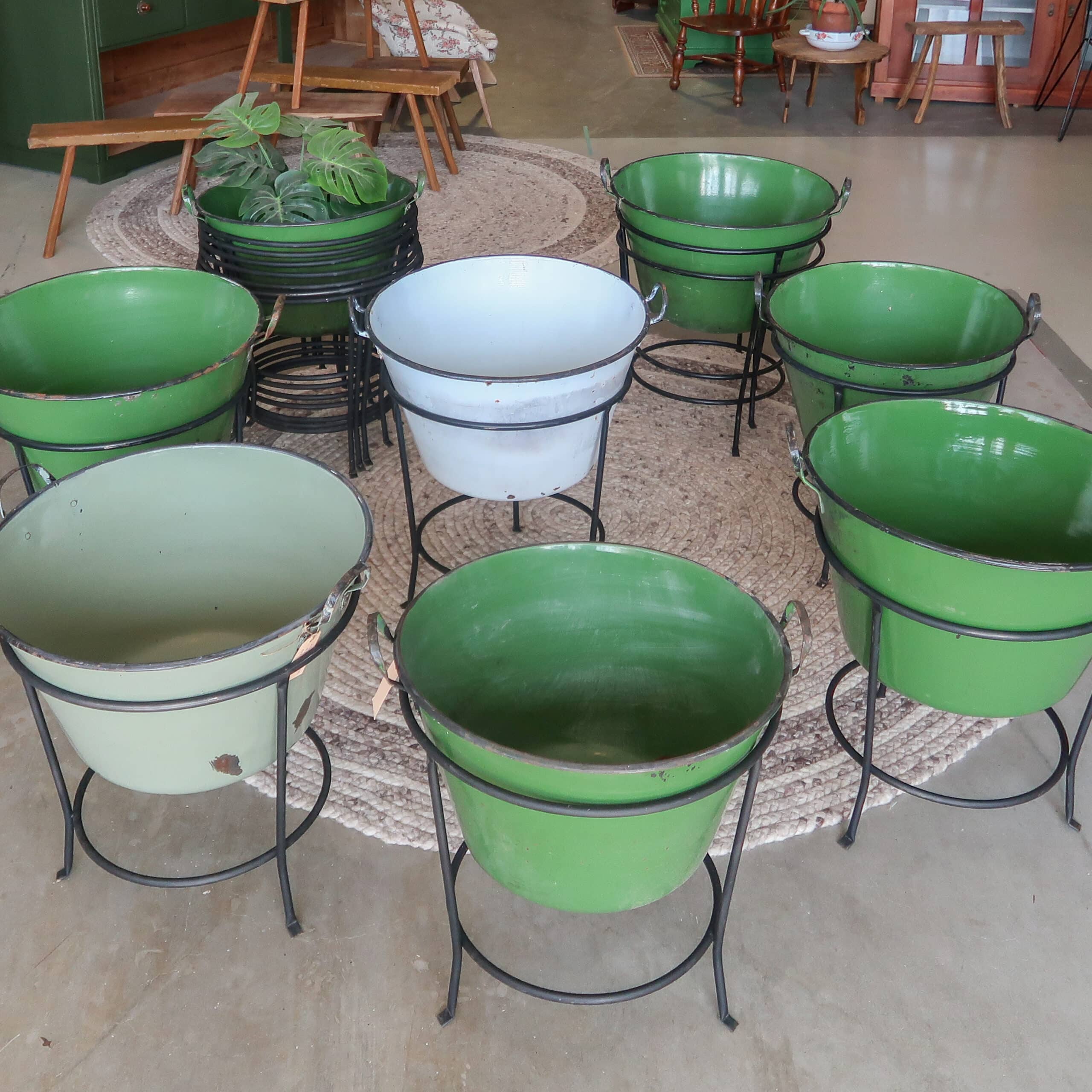 Emaille kookpot met standaard - Afbeelding 4