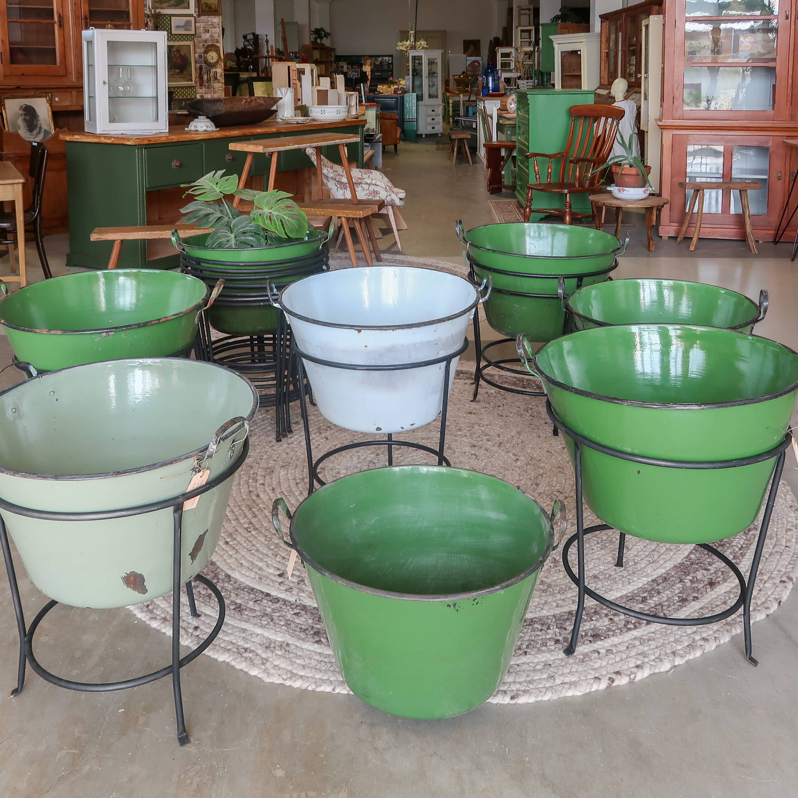 Emaille kookpot met standaard - Afbeelding 7