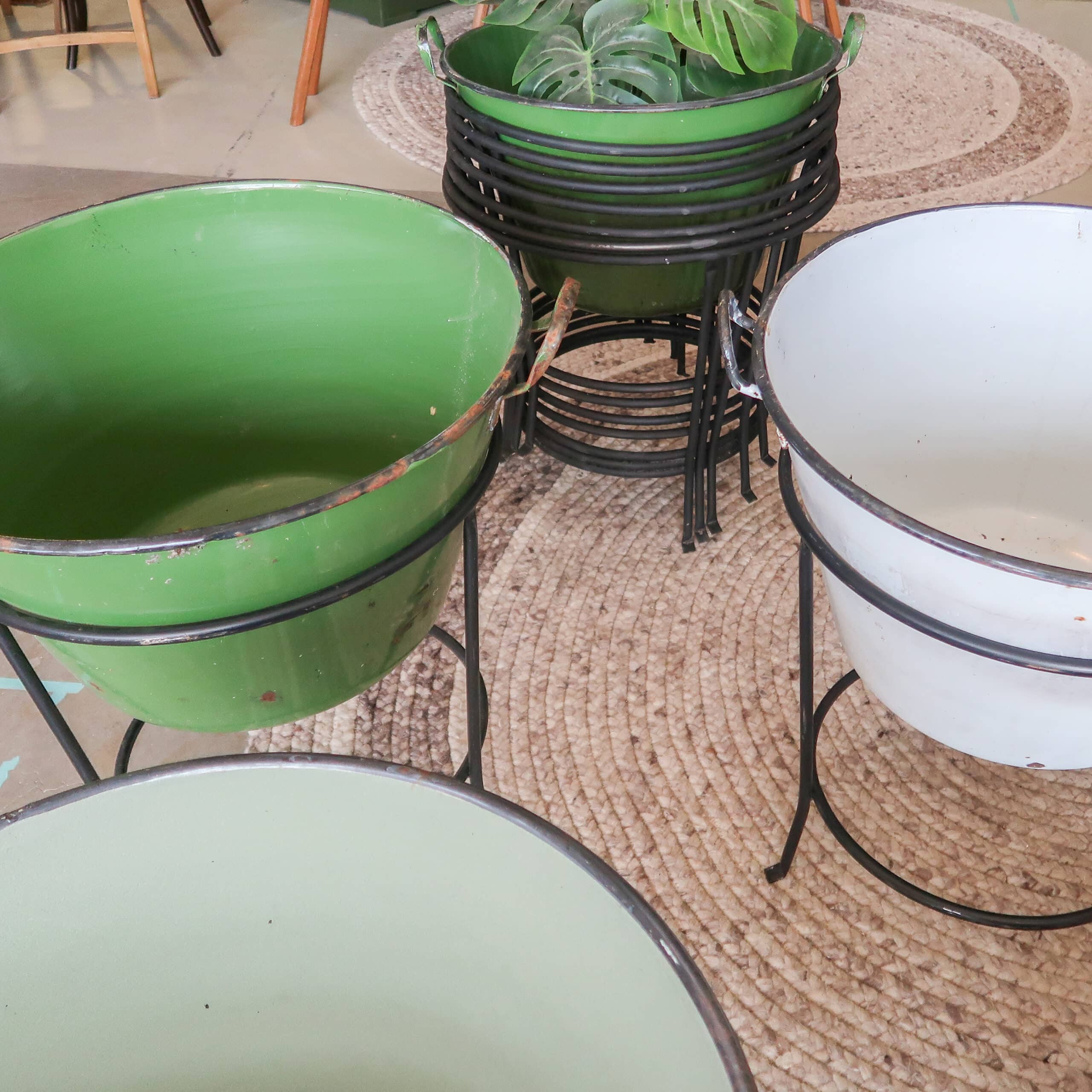 Emaille kookpot met standaard - Afbeelding 9