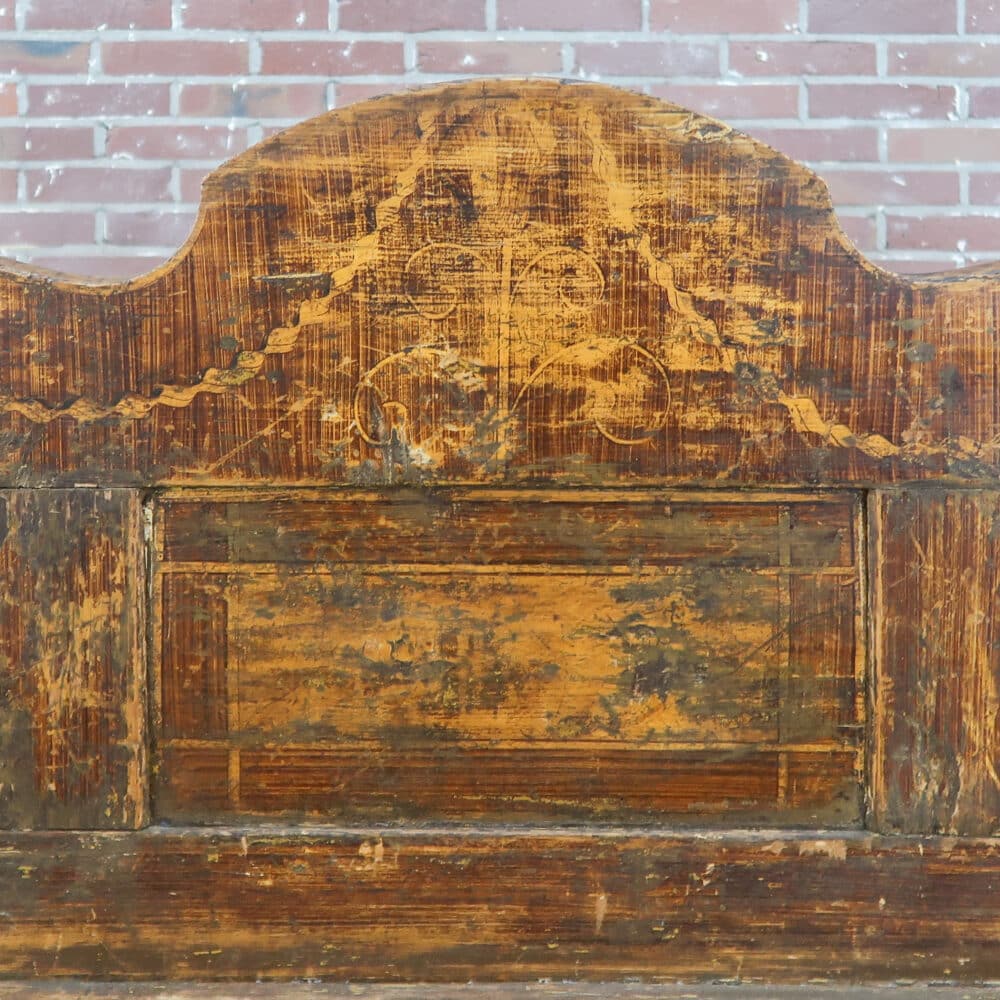 Brocante houten bank – Bild 5