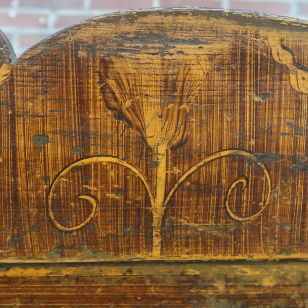 Brocante houten bank – Bild 6