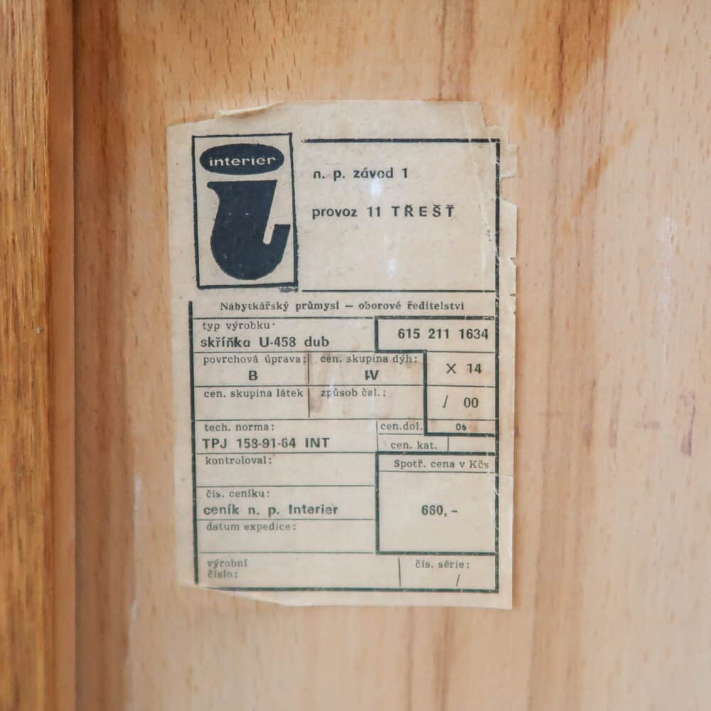 Mid-century dressoir van Jiří Jiroutek - Afbeelding 9