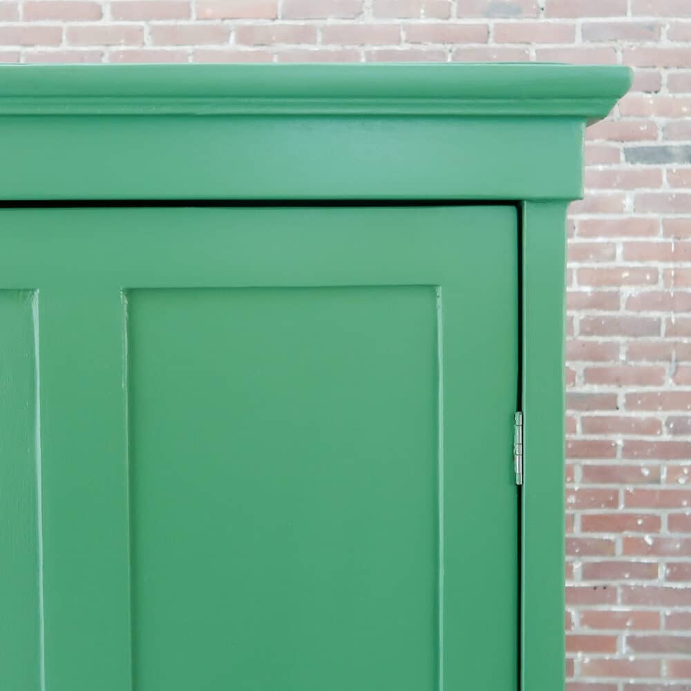 Groene eendeurs linnenkast - Afbeelding 3