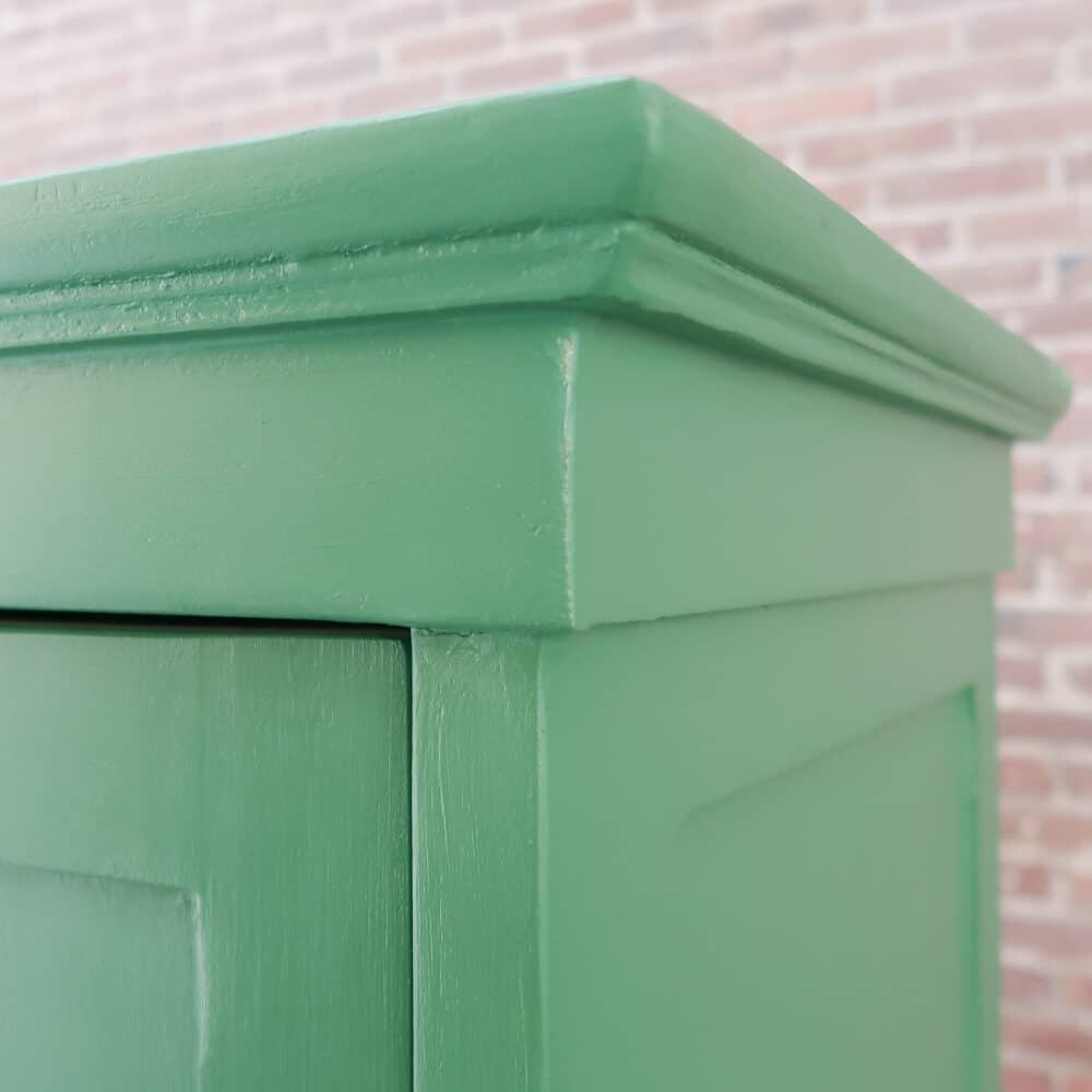 Groene eendeurs linnenkast - Afbeelding 4