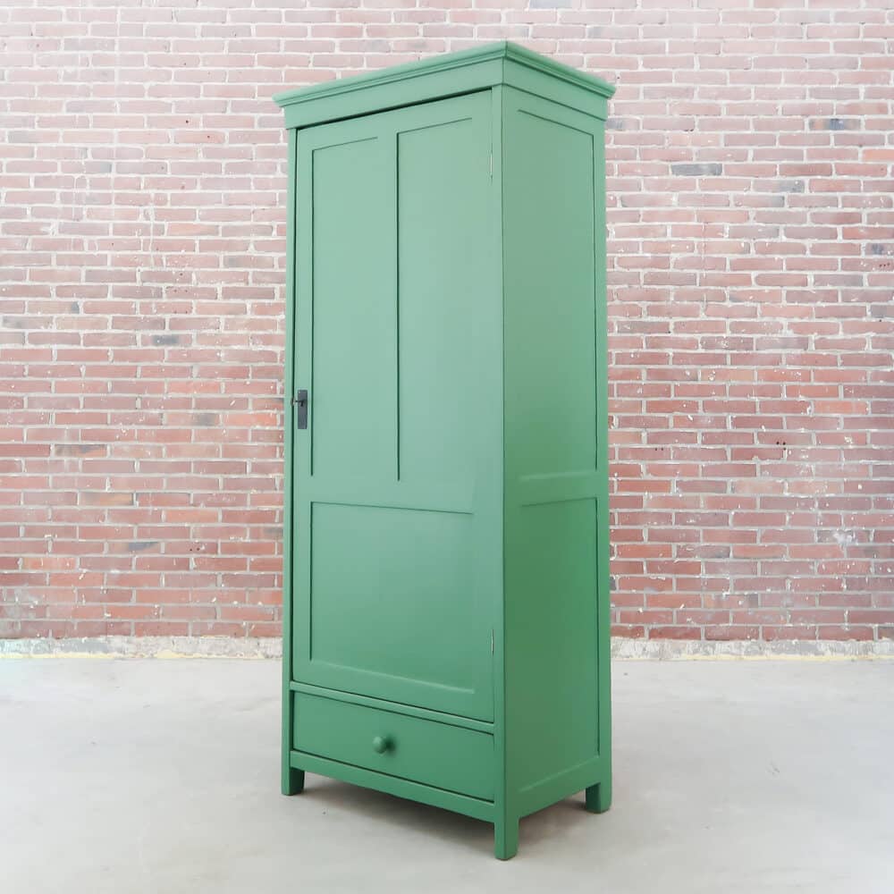 Groene eendeurs linnenkast - Afbeelding 7
