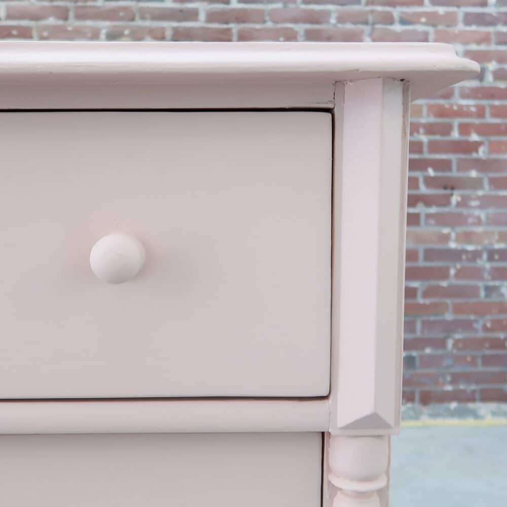 Brocante roze dressoir - Afbeelding 2