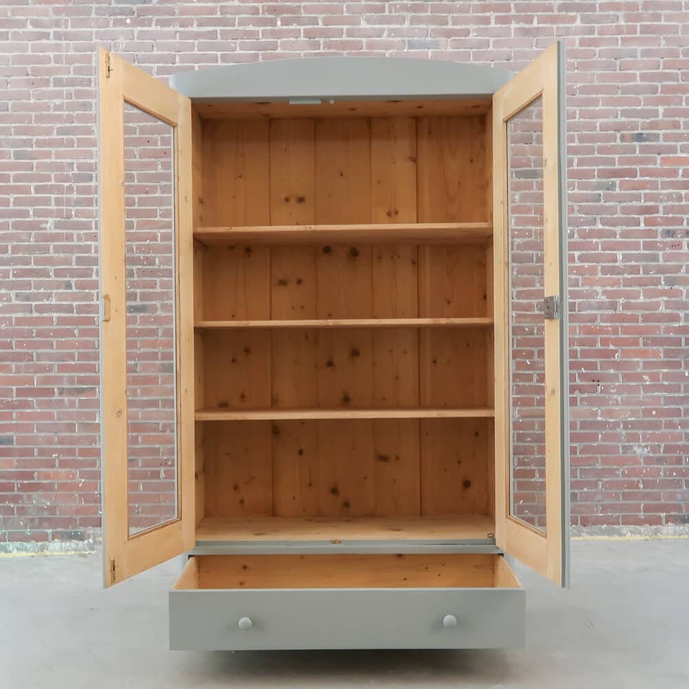 Brocante vitrinekast - Afbeelding 2