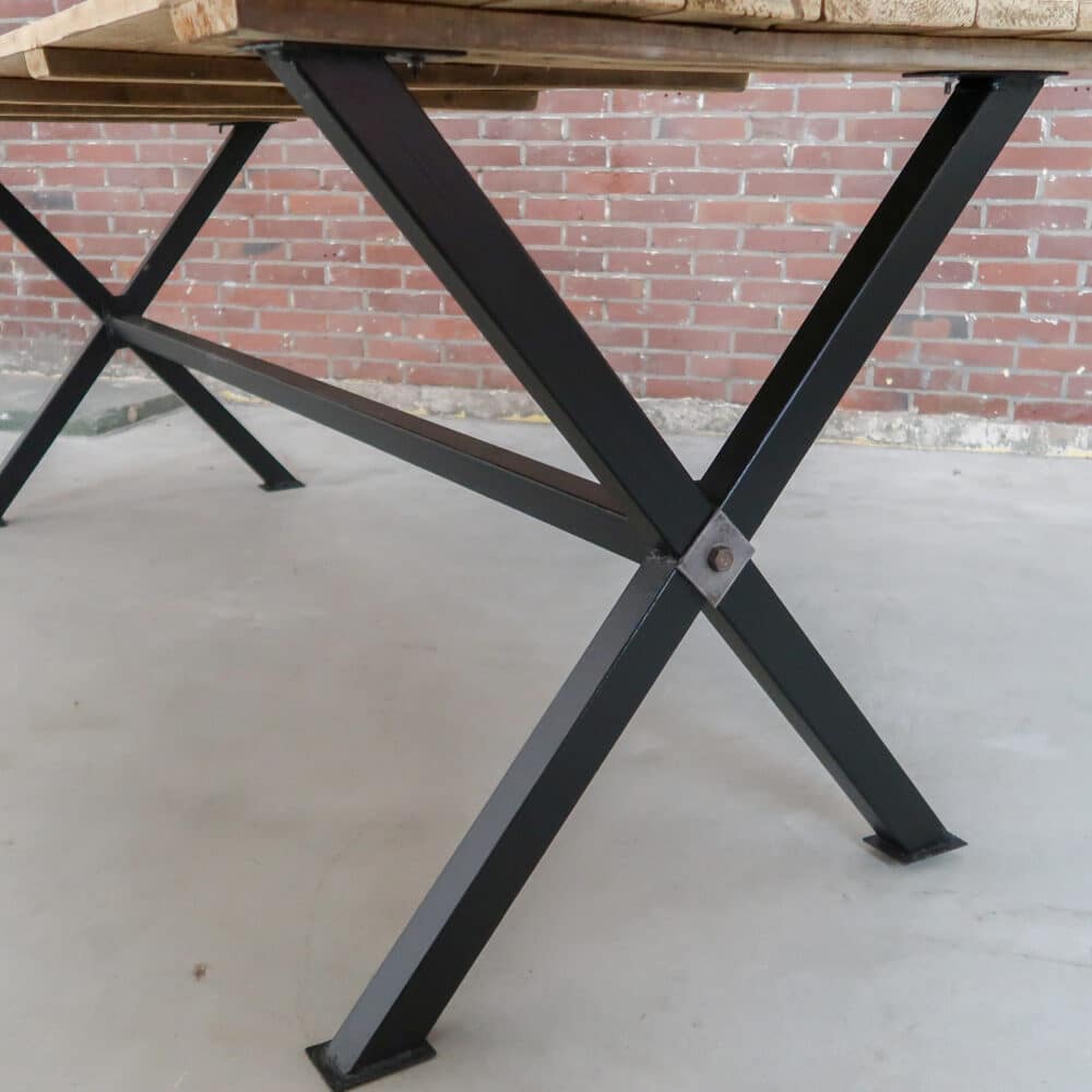 Industriële kruispoot tafel – Bild 6
