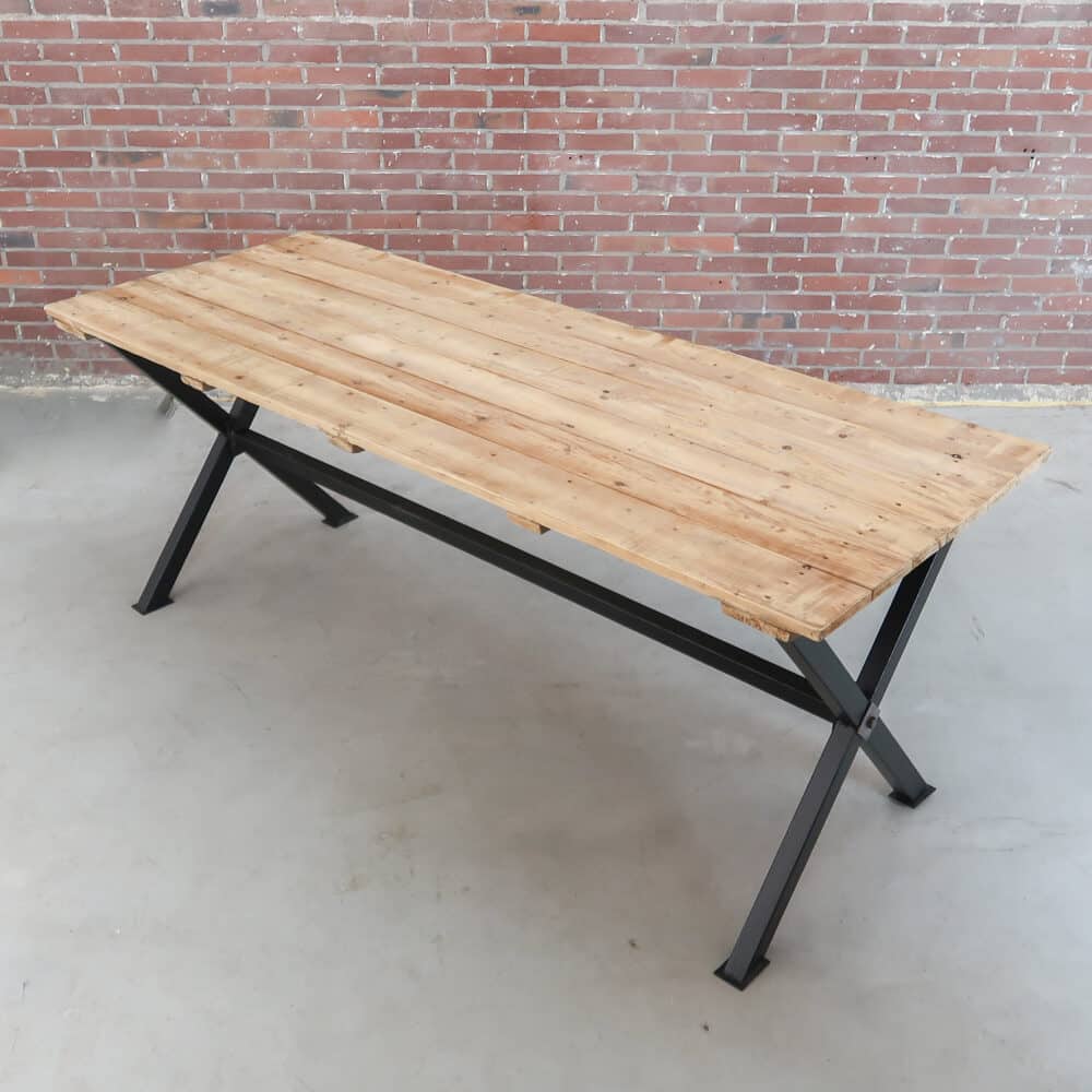 Industriële kruispoot tafel – Bild 2
