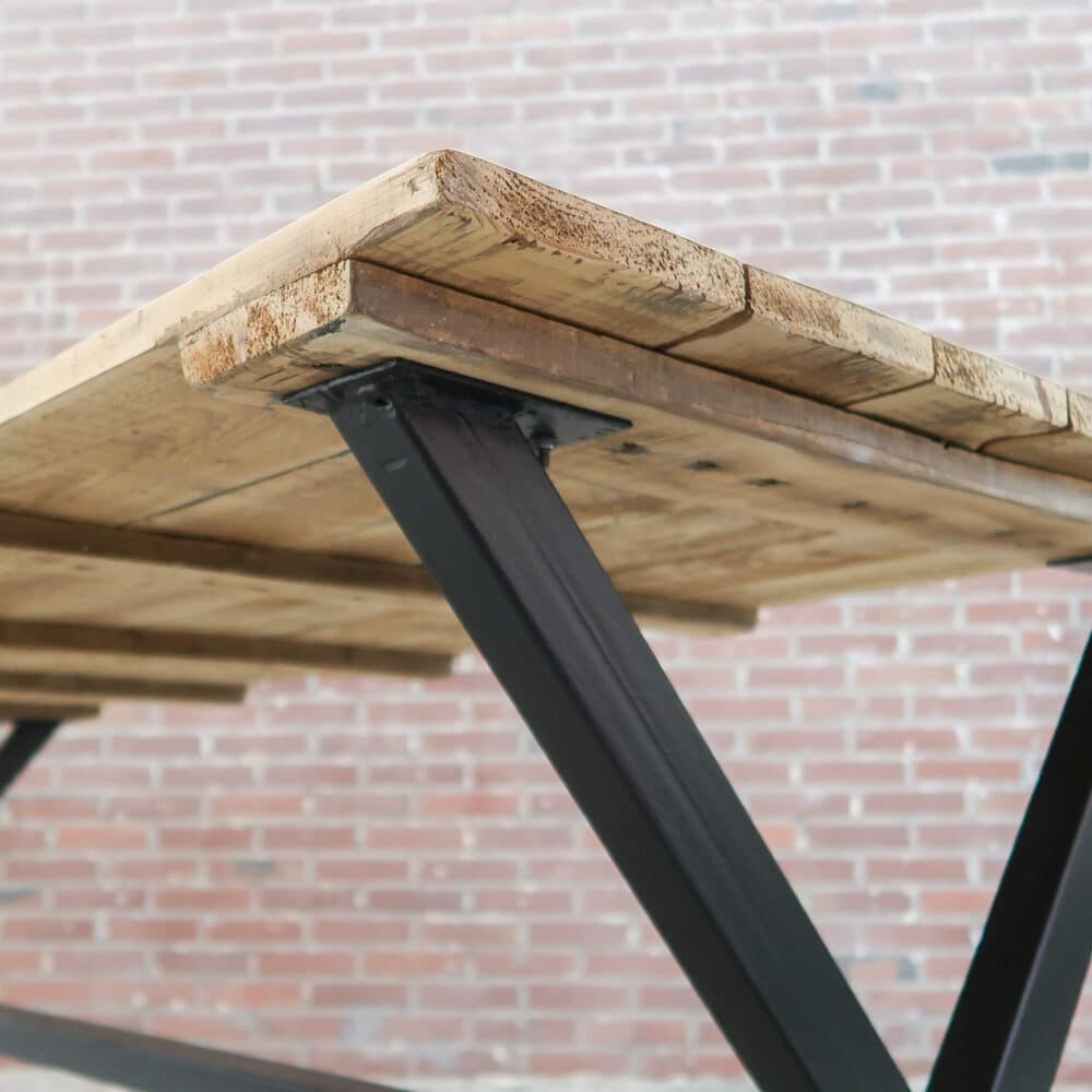 Industriële kruispoot tafel – Bild 5