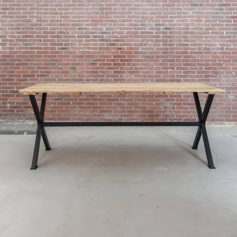 Industriële kruispoot tafel – Bild 9