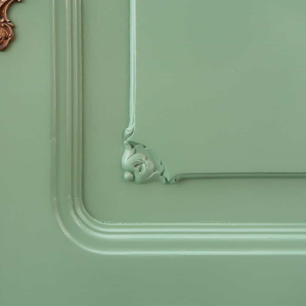 Brocante groene linnenkast – Bild 6