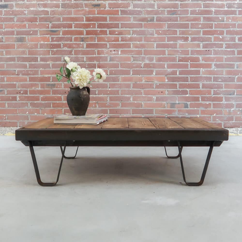 Industriële salontafel - Afbeelding 6