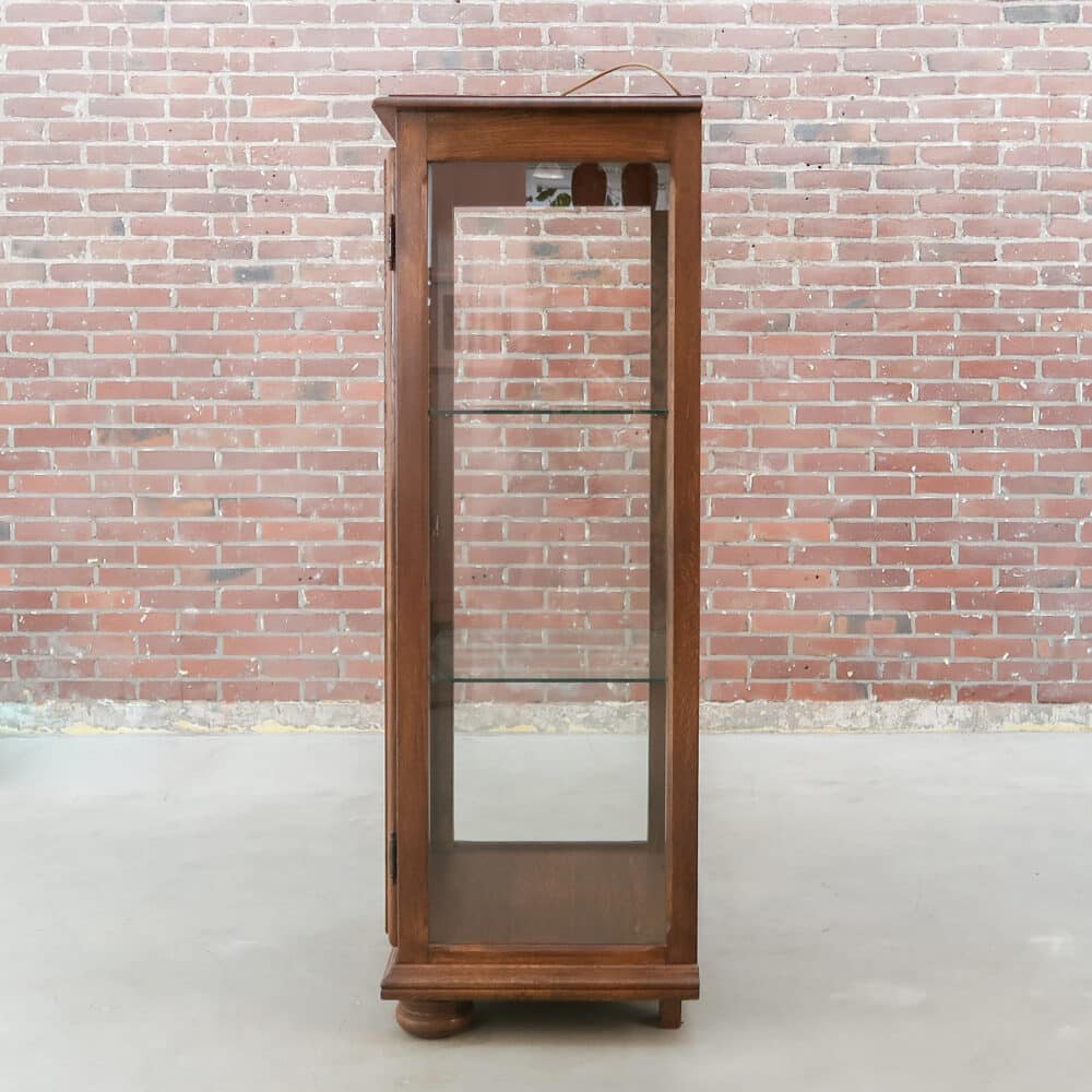 Vintage winkel vitrinekast - Afbeelding 12