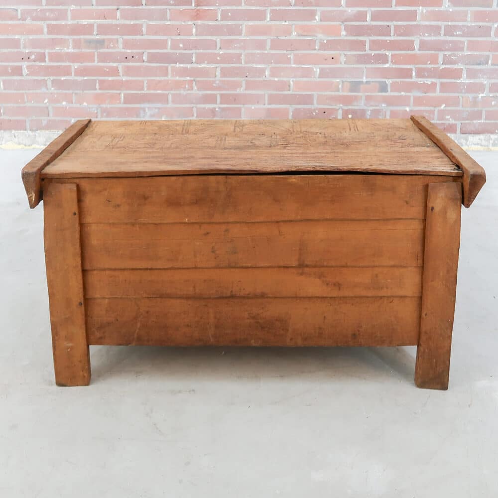 Antieke houten kist - Afbeelding 11
